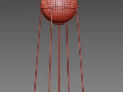 Atlas Floor Lamp 3D model
