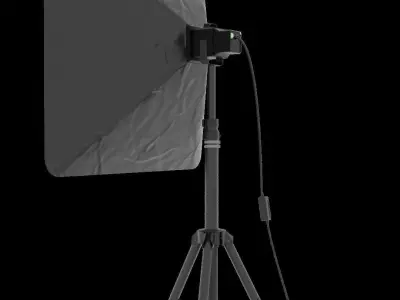 studio lighting 3D model