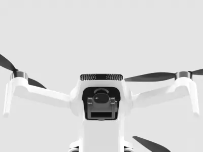 Fimi x8 mini v2 drone with 4K camera Low-poly 3D model