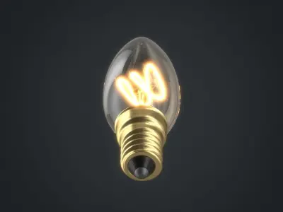 Light bulb 10 3D model