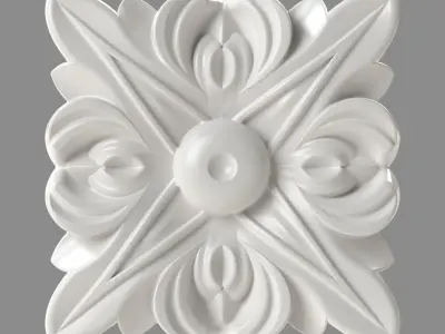 Rosette Decor - 3d model 3D model