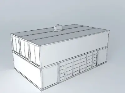 House container Free 3D model