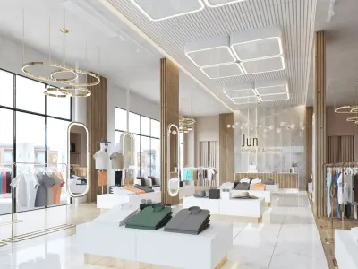  Modern Clothing Store Interior 