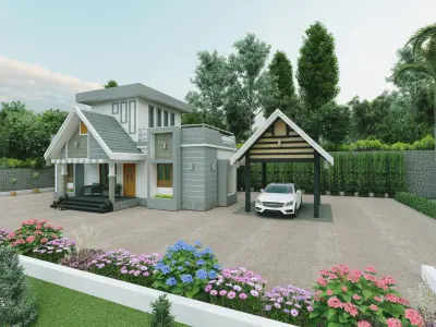 single story house  3D model