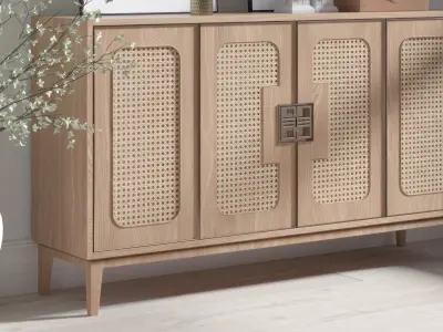 Modern entrance style cabinet 3D model