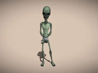 Classic aliens 3D model