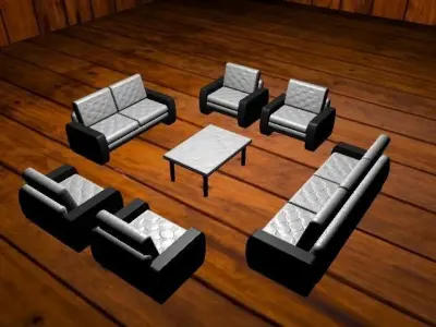 Outdoor Furnitures 3D model