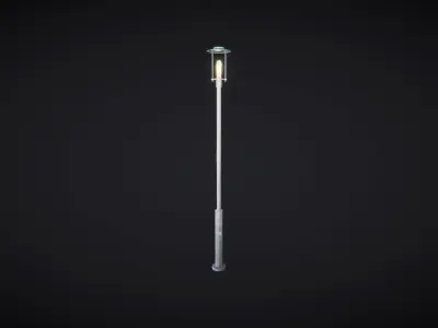Lamp Post 02 3D model