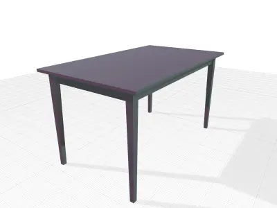 Mclachlan Dining Table 3D model