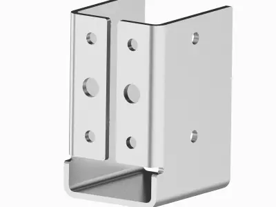 Steel Joist Bracket 3D print model