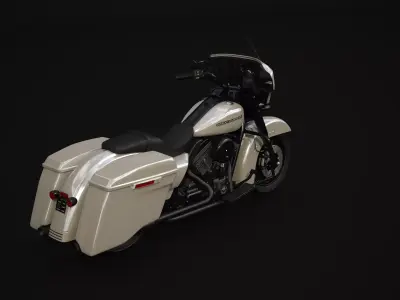 Street Glide Motorcycle 3D model