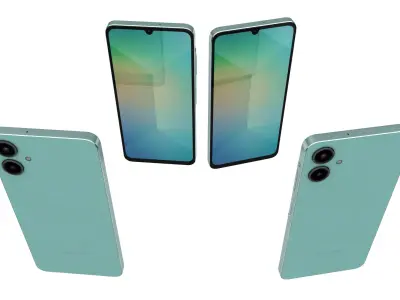 Samsung Galaxy A06 Light Green 3D model