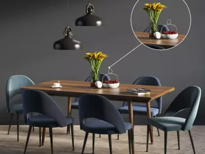 Dinning Set 03 3D model