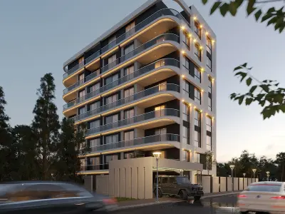 Apartment Design 2 Exterior 3D model  3D model