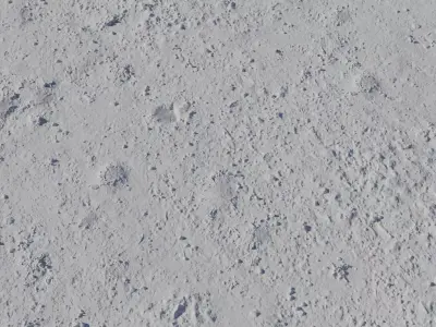 Dusty Hardpan With Sparse Weeds PBR Texture Texture