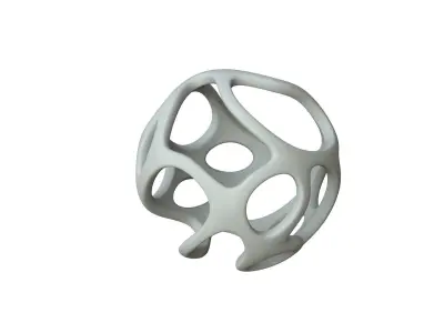 SciFi Cube Object No 29621 Low Poly Shape Texture