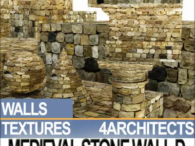 Medieval Stone Wall D Texture