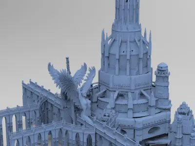 KING ARTHURS CAMELOT Knights Tower 2 3D model