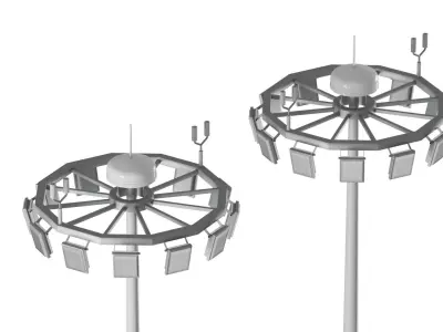 lighting stand 3D model