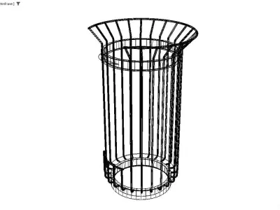 City - Corbeille Charte 3D model