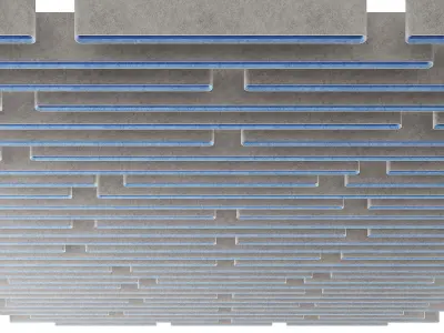 Warp Acoustic Ceiling Baffle 3D model