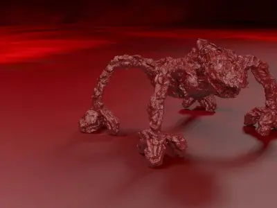stranger things 3 mind flayer 3D model