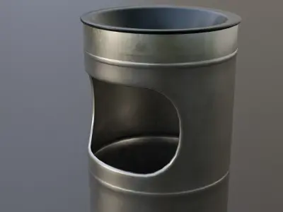 Street Ashtray 3D model