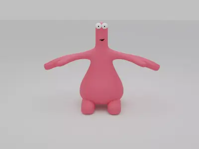 Cartoon  3D Character  Toy Low-poly 3D model