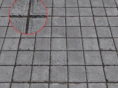 Ultra realistic Tiles Floor Scan 3D model
