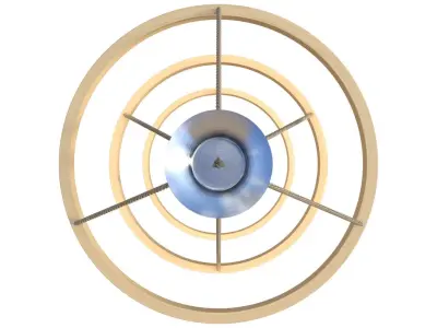 Modern Chandelier V2 3D model