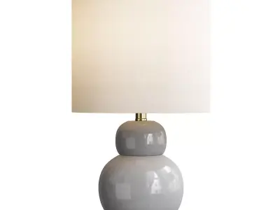 Ciaran Modern Ceramic Table Lamp Low-poly 3D model