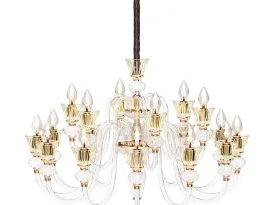 Ideal Lux STRAUSS 18Flg Kristallglas Kronleuchter  140629 3D model