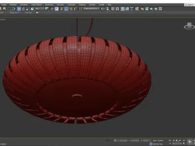 Maranga Pendant Light Low-poly 3D model