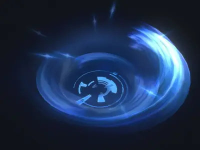 Unity Game VFX - Sci-fi Sword Slash 3D model