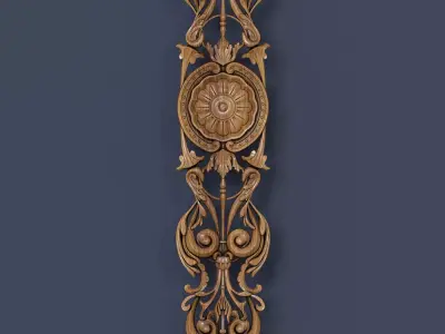 Stucco molding 3D model