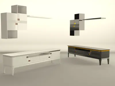 TV STAND Free 3D model