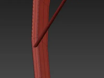 Modern LED Chandelier 3D model