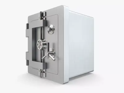 Bank Collection - Steel Bank Safe 3D model