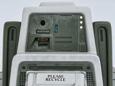 Sci-Fi Seat 3D model