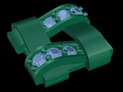 light weight  Earring-33 3D print model