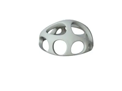 SciFi Cube Object No 47889 Low Poly Shape Low-poly 3D model