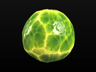 8 Stylized and Seamless Crystals PBR Materials - Set 3 Texture