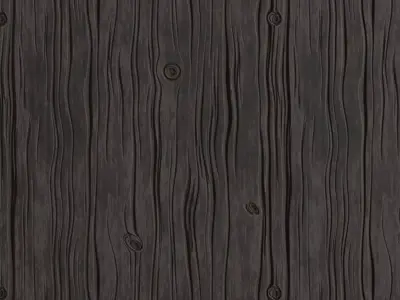Natural Dark Wood Grain PBR Seamless Texture