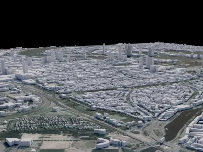 Rotterdam - Netherlands 3D model