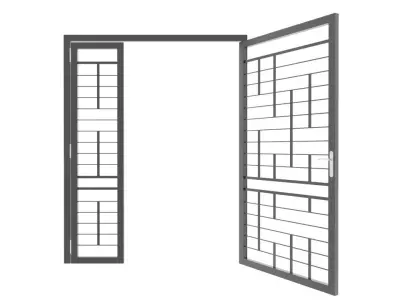 Gate Grilling 3D model