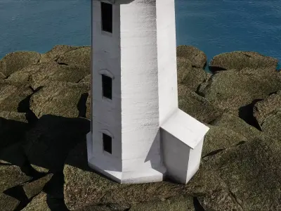 Peggys Cove Lighthouse 3D model