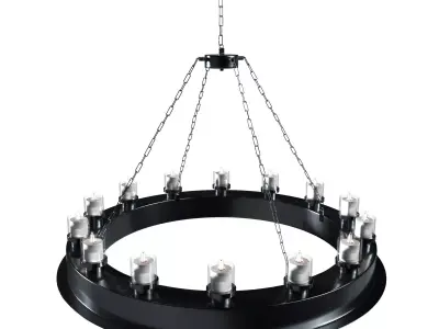 Blesslight Chandelier Low-poly 3D model