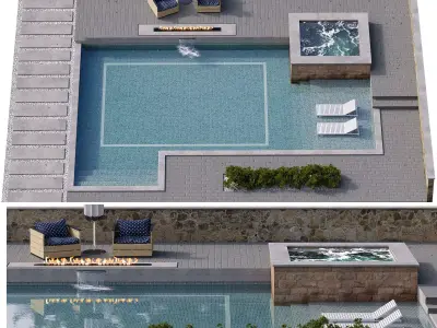 Pool 16 3D model