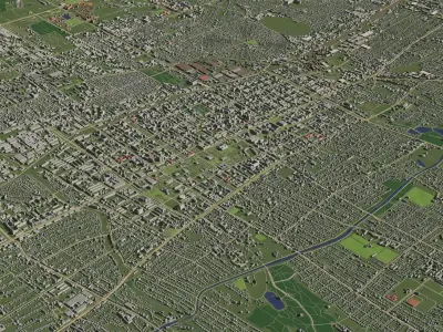 Bishkek Kyrgyzstan - city and urban 3D model