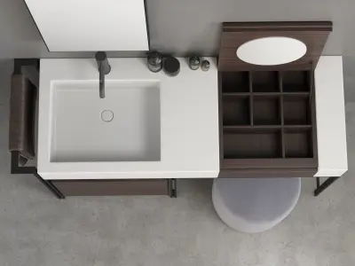 Ceramica Cielo Narciso Washbasin  3D model